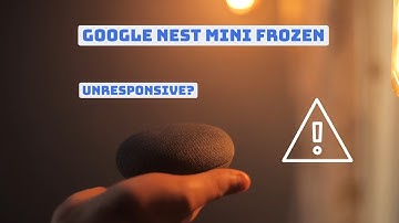 Google Nest Mini Frozen and Unresponsive Fixes