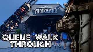 VelociCoaster Queue Walk Through screenshot 4