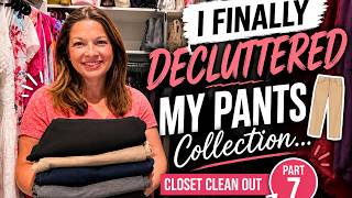 I Finally Decluttered My Pants Collection… 👖 | Closet Clean Out Part 7