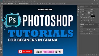 LESSON ONE: Photoshop free Tutorial for Beginners in Ghana 2022 | Everything You NEED to KNOW! screenshot 4