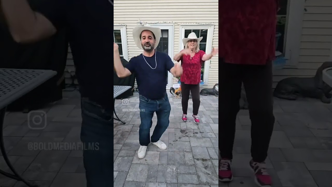 Debbie and Joe two stepping their way to their next review.