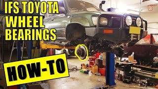 IFS TOYOTA FRONT WHEEL BEARINGS, HUB & KNUCKLE REBUILD - THE RIGHT WAY