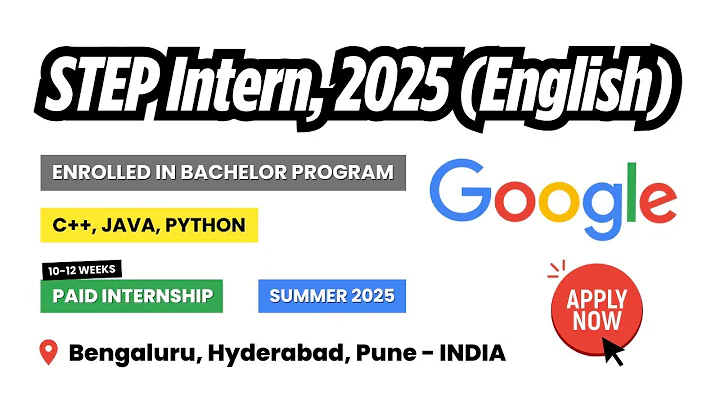 How to apply for the Google STEP Internship 2025 | Complete Application Guide | thewodm