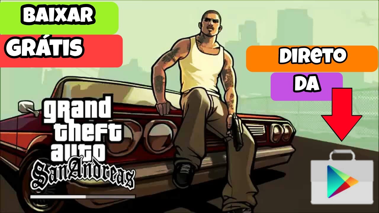 SAIU BUG DE COMO BAIXAR GTA SAN ANDREAS DE GRAÇA DIRETO DA PLAY STORE !!  😱😱 