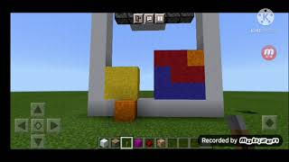 Tetris Minecraft With Stop Motion