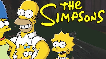 "CRAZY MAP!" - Custom Zombies "THE SIMPSONS" (CoD WaW Custom Zombies)