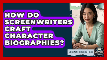 How Do Screenwriters Craft Character Biographies? - Screenwriter