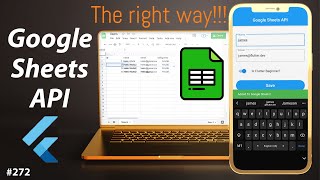 Flutter Tutorial - Google Sheets API 1/3 - Create & Save Data & Google SpreadSheets CRUD