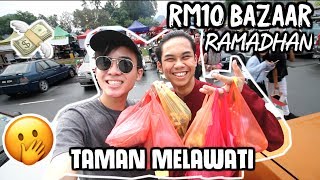 WE CAN ONLY SPEND RM10 IN BAZAAR RAMADHAN