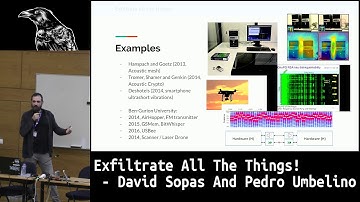 BSides Lisbon 2018: Exfiltrate All The Things! - David Sopas And Pedro Umbelino