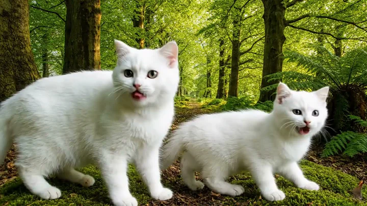 Watch the video about What Did Cat and Kitten Found After Crossing Dense Forest? #cat #cute