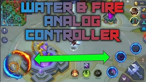 Customize your Controller | Water & Fire Analog Controller | Mobile Legends Tutorial #1