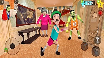 Scary Stranger 3D - Gameplay Walkthrough Part 16 - Neighbour Pranked again (Android, iOS)