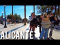 ALICANTE Beautiful Sunny City Walking Tour January 2026 Costa Blanca SPAIN 4K 