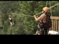 Naked ziplining