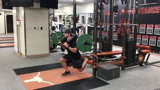 RFE Safety Bar Split Squat, Isometric