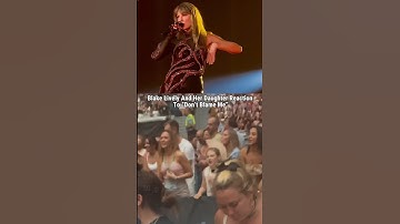 Blake Lively And Her Daughter Reaction To “Don’t Blame Me” - Madrid #taylorswift #erastour