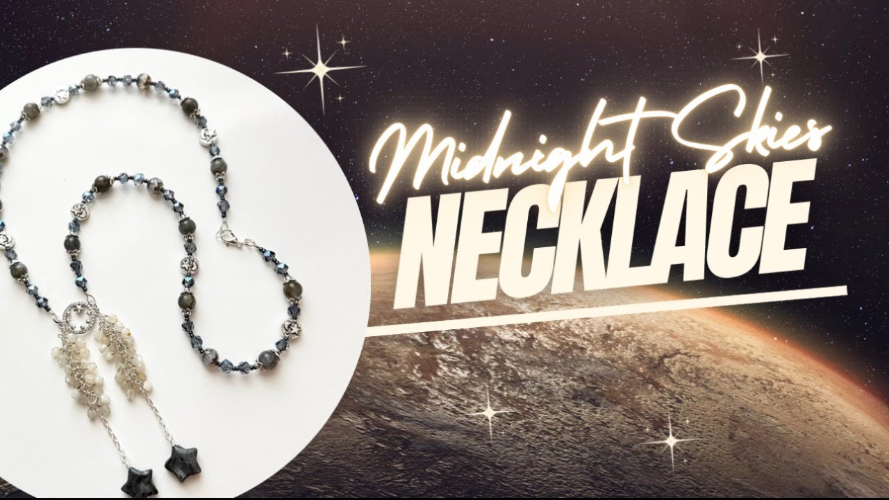 Ожерелье «Полуночное небо» — создание с помощью набора Bead Box Bargains Deluxe
