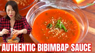 2 Gochujang Bibimbap Sauces: EASY + KoreanRestaurantGood Sauces PUT IT ON EVERYTHING! 대박집 비빔밥양념장