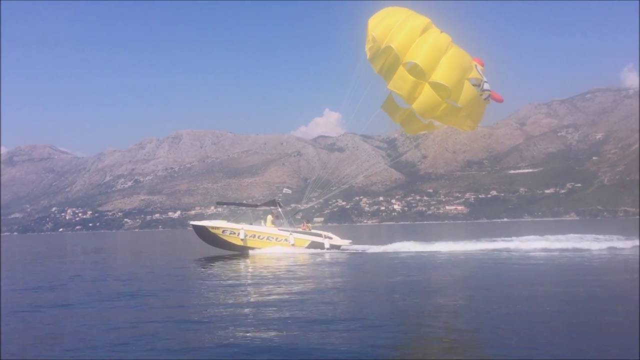 Parasailing 28 Opening Parachute, Parasailing boat (Mercan Yachting