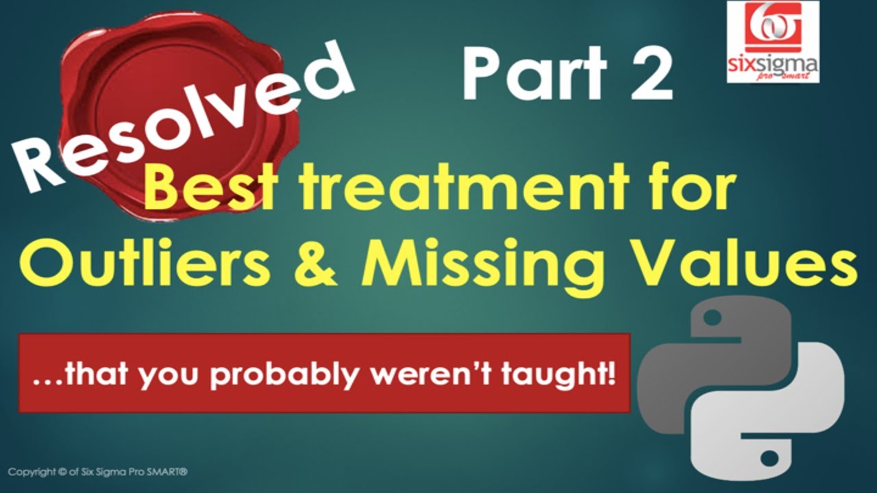 Part 2: Outlier & Missing Value Treatment Hands-on - YouTube