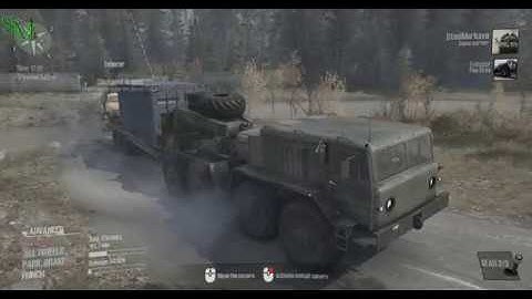 MudRunner: Downhill Map Full Playthrough Co-Op with Evan