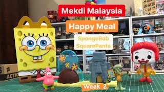 Mcdonalds Happy Meal Toys Spongebob 2021 - Week 2 - Patrick & Squidward Malaysia