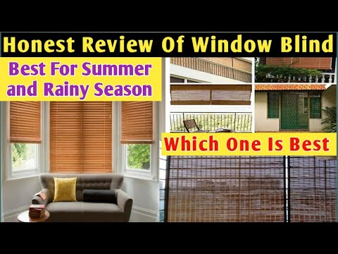 Amazon Roller Up Window Blind for Exterior/ Genuine Review/ Best for Summer & Rainy