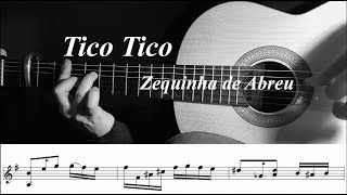 PDF Sample Tico Tico - Zequinha de Abreu guitar tab & chords by Hakan İzzet Mola.