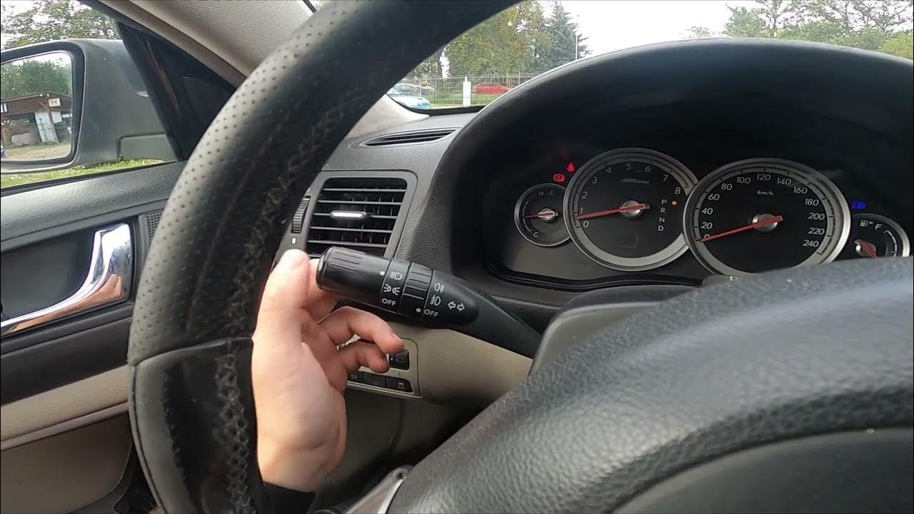 How to enable or disable high beam in subaru outback iii 2005 2009