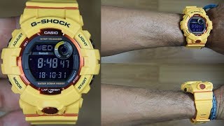 Jam Tangan Casio G-Shock Original Pria GBD-800-4 ---G-Squad Step Tracker Bluetooth Series Edition---