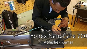 Time Lapse: How to String a Yonex Nanoflare 700 Badminton Racquet