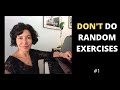 Daily Vocal Exercise Routine - DON'T DO RANDOM EXERCISES!  Have a FORMULA !