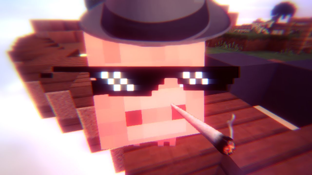 Minecraft: Pig Life no Sky Wars!