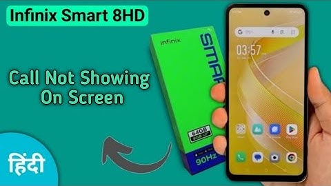 incoming call ringing but not showing infinix smart 8 HD, how to fix incoming call not showing on sc