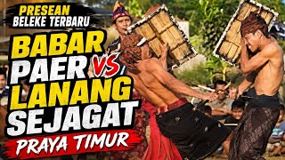 Thrilling!!! Babar Paer vs Lanang Sejagat, Presean Lombok, East Praya, West Nusa Tenggara