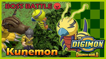 Digimon World HD Remaster Kunemon Boss Battle