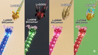 Snake Clash 🐍 Level 4800–5400 | MAX LEVEL vs ALL BOSSES 😱 999% INSANE Battles! 🔥