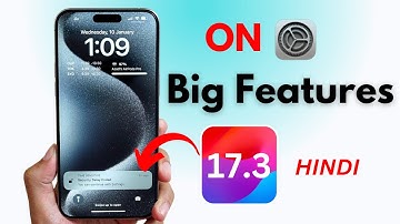 iOS 17.3 - Big Features Final Update! (HINDI)