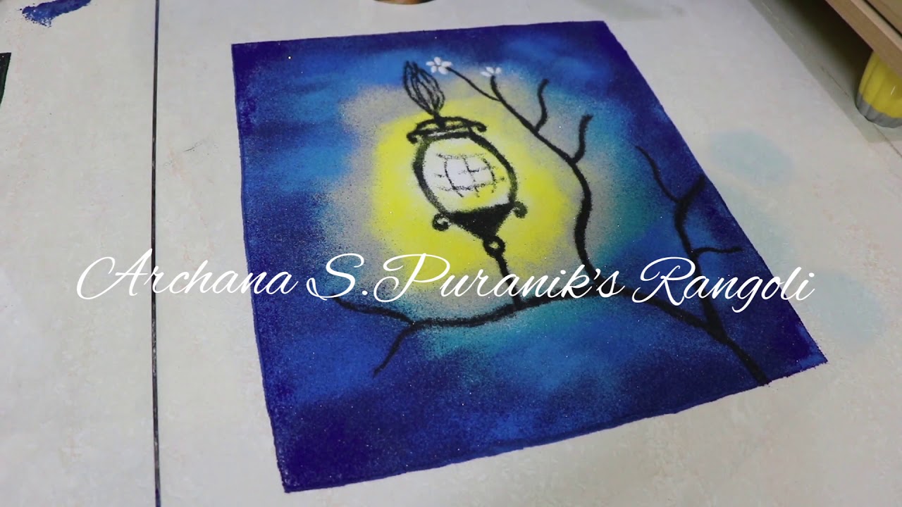 Winter Rangoli By Archana S.Puranik 💖 29112017 YouTube