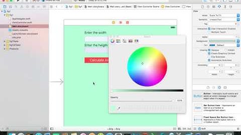 Tutorial 1 - How to - IBAction and IBOutlet in iOS 9 with Swift