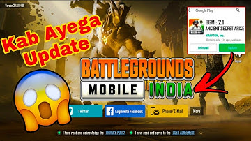 Bgmi New Update 2.1 Kab Aayega 🔥 PUBGM 2.1 Update 🔥BGMI 2.1 Update Kab Aayega