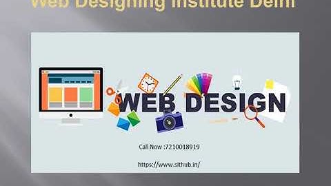 Web Designing institute