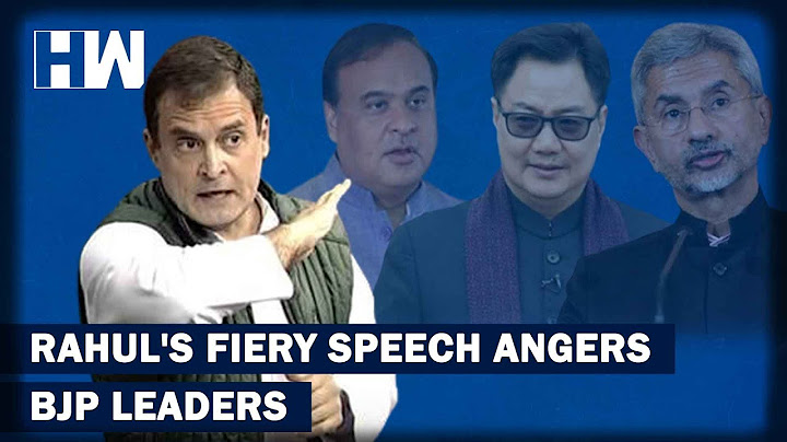 Irked By Rahul Gandhi's Parliament Speech, BJP Leaders Slam His Statements| Narendra Modi | Congress