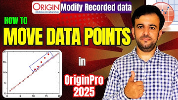 🔥 How to Move Data Points in Origin | Easy Guide for Precise Graph Adjustments!| Lecture 39