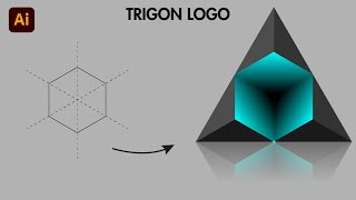 Trigon Logo Design in adobe illustrator || Illustrator Logo Design Tutorial (Trigon)
