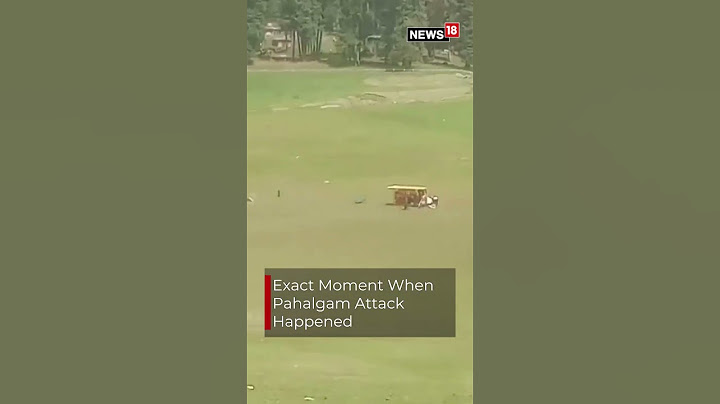 Exclusive visuals of exact moment when Pahalgam terror attack happened in Jammu and Kashmir | N18S