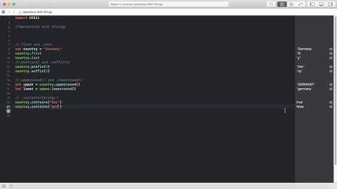 Operations With Strings - Part 1 (Intro) | Swift | Codify