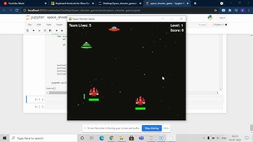 Space shooter game - pygame Python