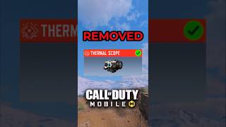 COD Mobile BANNED Thermal Scopes 🤯